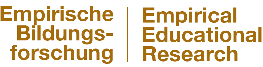 Empirische Bildungsforschung Empirical Educational Research